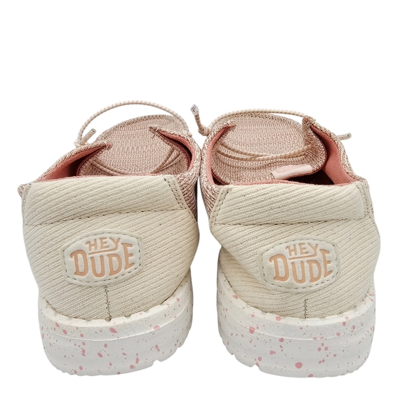 Hey Dude Wendy Youth Sport Mesh Light Pink Shoes - Picture 4 of 9